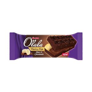 Prajitura waffle O'lala cu ciocolata si banana, 70g