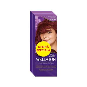 Vopsea pentru par Wellaton 55/46 Rosu exotic, 100 ml, 1+1-50%