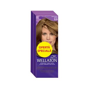 Vopsea pentru par Wellaton 7/3 Aluna, 100 ml, 1+1-50%