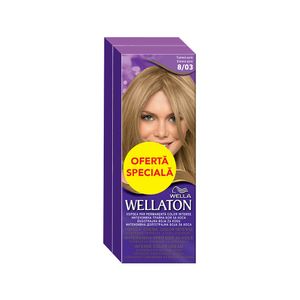 Vopsea pentru par Wellaton  8/03 Toamna aurie, 100 ml, 1+1-50%