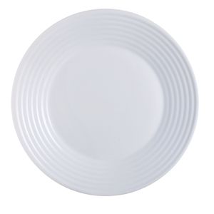 Farfurie alba Luminarc pentru desert, 19 cm