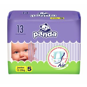 Scutece Panda Junior, marimea 5, 12 - 25 kg, 13 bucati