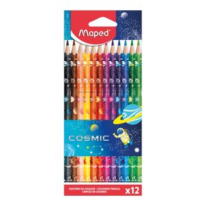 Creioane Colorate Cosmic, 12 Culori