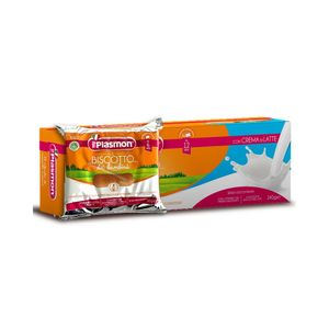 Pachet biscuiti cu crema de lapte Plasmon, de la 12 luni, 240 g + biscotto 60 g