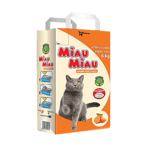 Asternut igienic pentru pisici Miau Miau, 6Kg