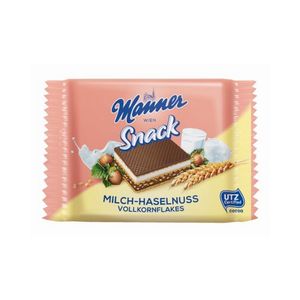 Napolitane Manner cu alune si lapte, 25 g