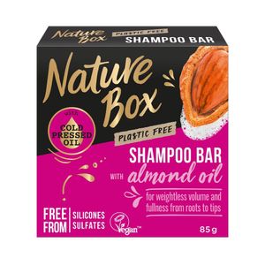 Sampon solid Nature Box cu ulei de Migdale 100%, 85g