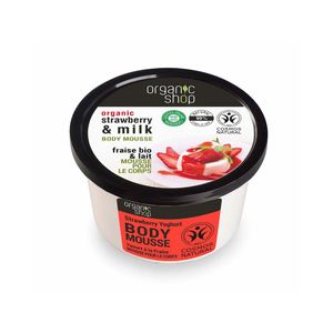 Spuma de corp Organic Shop Strawberry Yoghurt, 250ml