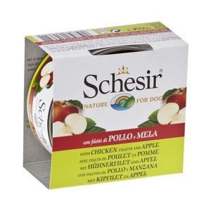 Conserva Schesir pentru caini, cu mere si pui, 150 g