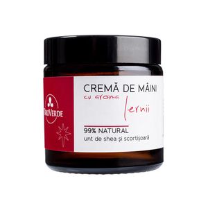 Crema de maini cu aroma iernii 99% naturala cu Portocale & Scortisoara, 120ml