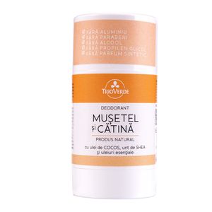 Deodorant 100% natural cu Musetel & Catina, 60g