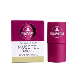 Balsam de buze cu Musetel si Miere de albine 100% natural, 4g