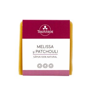 Sapun 100% natural cu Melissa & Patchouli, 110g