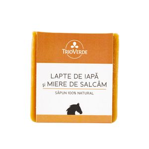 Sapun 100% natural cu Lapte de Iapa & Miere de Salcam, 110g