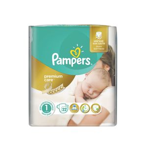Scutece Pampers Premium Care Marimea 1, Nou Nascut, 2-5 kg, 26 de bucati