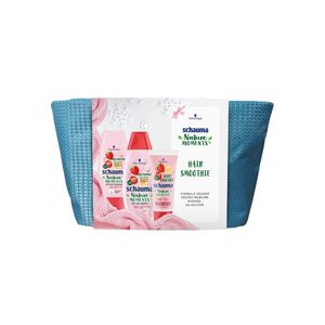 Pachet Schauma Strawberry & Chia sampon par 250 ml + balsam 200 ml + tratament 200 ml