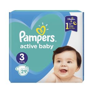 Scutece Pampers Pure, marimea 3, 6 - 10 kg, 29 de bucati