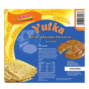 Foi de placinta turcesti Yufka, 500 g