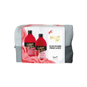 Pachet Nature Box Pomegranate sampon par 385 ml & conditioner 385 ml