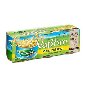 Porumb dulce Valfrutta, 3 x 160 g