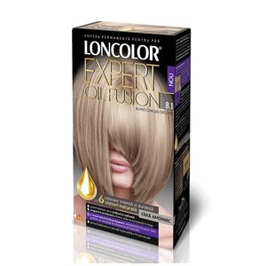 Vopsea  permanenta pentru par Loncolor Expert Oil Fusion, fara amoniac, 8.1 Blond cenusiu deschis