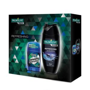 Set pentru cadou Palmolive Men refreshing: gel de dus 250 ml si deodorant stick solid 60 g