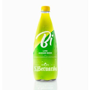 Bautura carbogazoasa cu aroma de lime si ghimbir San Bernardo, 0.75 l