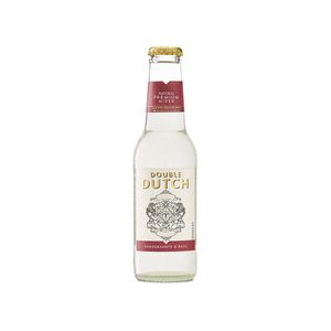 Bautura carbogazoasa apa tonica cu rodie si busuioc Double Dutch, 0.2 l