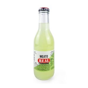 Bautura carbogazoasa cu aroma de menta, lamaie si lime Real, 0.2 l