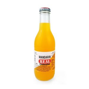 Bautura carbogazoasa cu aroma de mandarina Real, 0.2 l