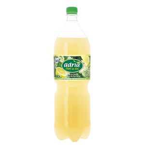 Bautura carbogazoasa cu aroma de flori de soc si lamaie Adria, 2 l