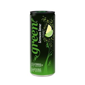 Bautura carbogazoasa cu aroma de lamaie si lime Green, 330 l