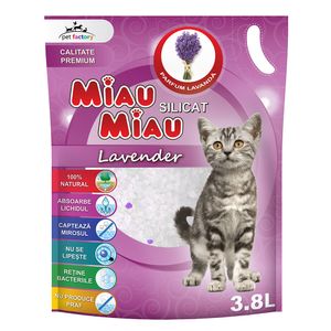 Asternut igienic pentru pisici Miau Miau, 3.8 l