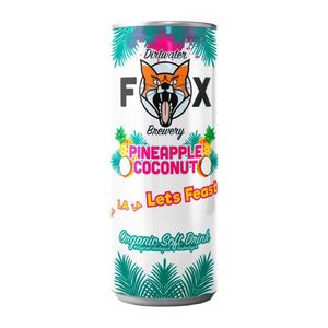Bautura carbogazoasa cu aroma de cocos ECO Fox, 0.25 l