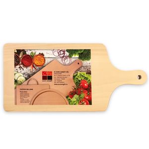 Tocator din lemn cu maner, 42 x 20 cm