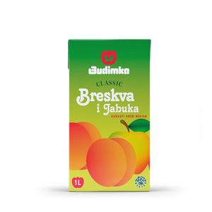Nectar de piersici/mere Budimka, 1 l