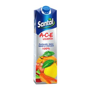 Suc de portocale, mere, lamai si morcovi Santal, 1 l