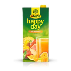 Suc natural de fructe cu 8 vitamine Rauch Happy Day, 2 l