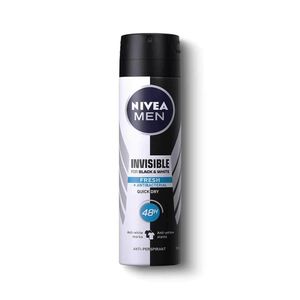 Deodorant spray Men Black & White Invisible Fresh Nivea, 150ml