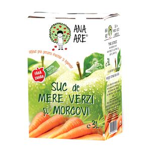 Suc natural de mere si morcovi Ana Are, 3 l