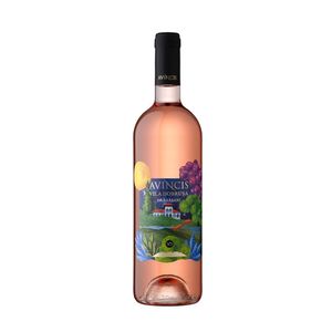 Vin roze sec Vila Dobrusa, alcool 12.5%, 0.75 l