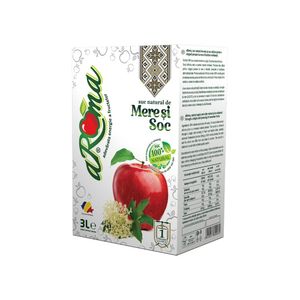 Suc natural de mere si soc aRoma, 3 l