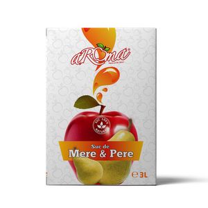 Suc natural de mere si pere aRoma, 3 l