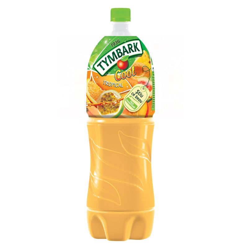 Tymbark | Bautura necarbogazoasa Tymbark Cool Tropical, 2 l Auchan Online