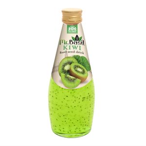 Bautura necarbogazoasa cu busuioc si kiwi Mr Basil, 0.29 l