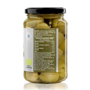 Masline verzi fara samburi Eco, 355 g