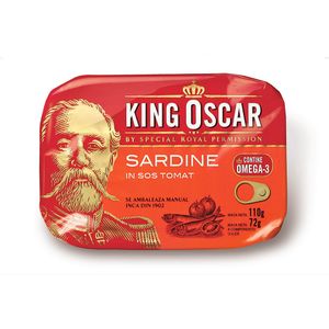 Sardine baltice in sos tomat King Oscar 110g