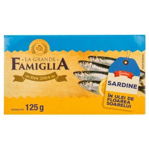 Sardine La Grande Famiglia in ulei 125 g