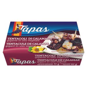 Tentacule de calamar Tapas in ulei vegetal 112 g