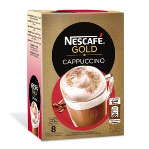 Specialitate cafea Nescafe Gold Cappuccino, 8 plicuri, 14g